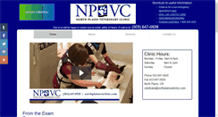 Desktop Screenshot of northplainsvetclinic.com